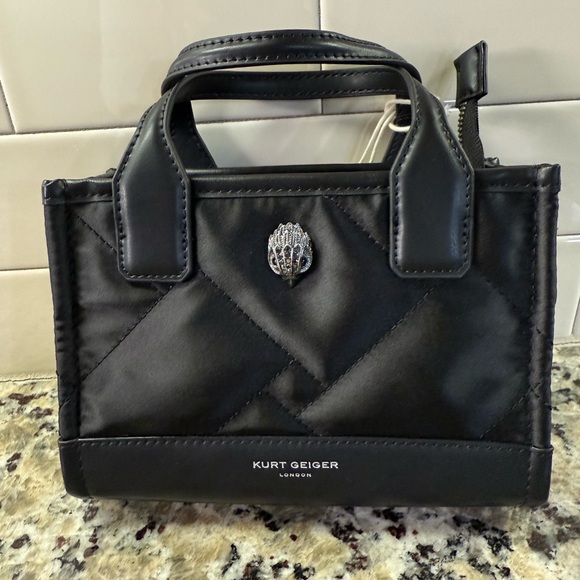 Kurt Geiger Black Nylon Mini Bag - Picture 9 of 10